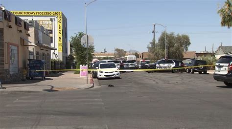 Police: Man shot by officers in downtown Las Vegas had long 